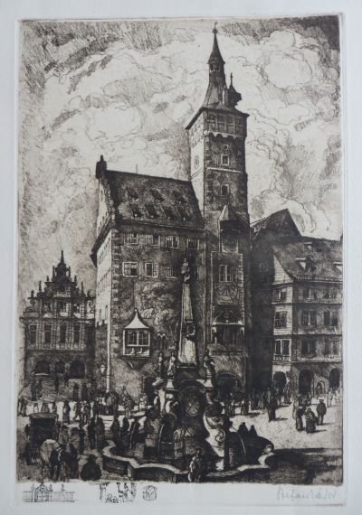 Zdor: Wrzburg, Rathaus (Weichgrundtzung)