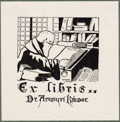 Conrad: Ex Libris Kldor (Harbholzschnitt)