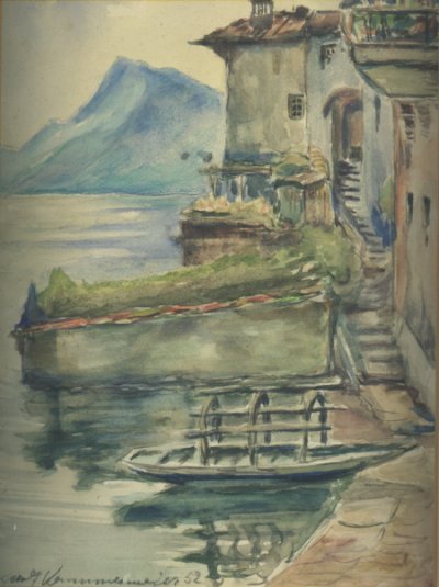 Adolf Kammermeier: Aquarell o.T. 1952