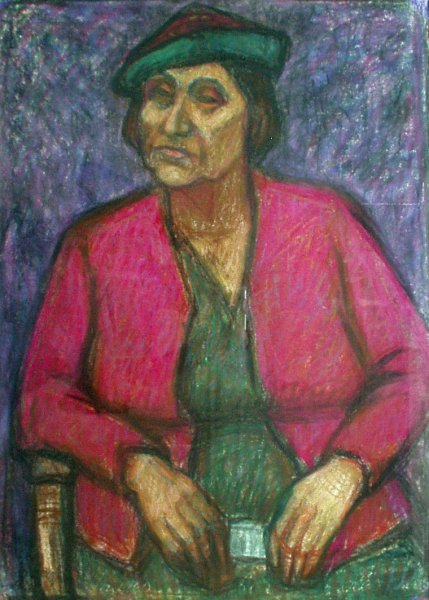 Sztojka, L. (HU) Frauenportrait, Pastell