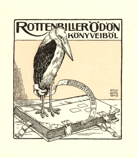 Weiss, Antal:  Ex Libris Rottenbiller